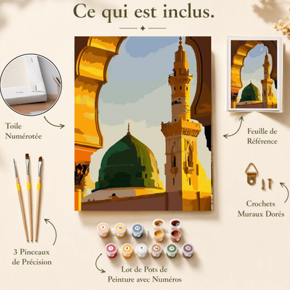Kit peinture au numéro - La mosquée de Médine