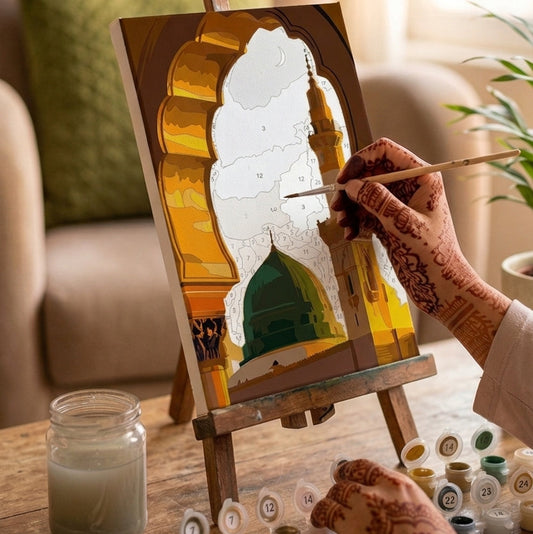 Kit peinture au numéro - La mosquée de Médine