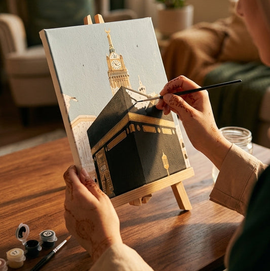 Kit peinture au numéro - Sérénité à La Mecque